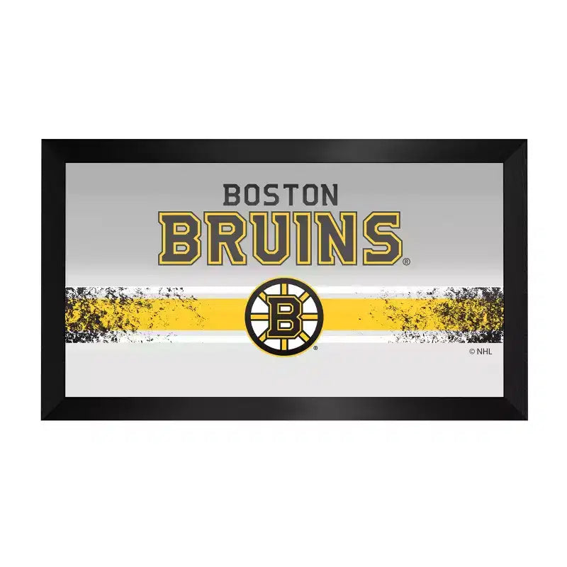 Boston Bruins Framed Logo Mirror