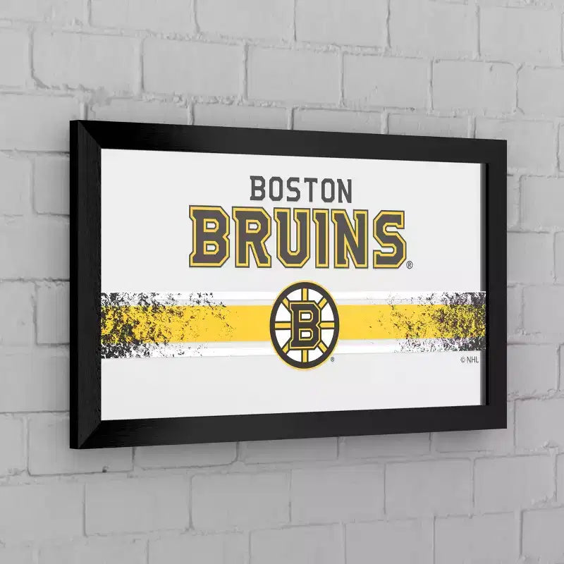 Boston Bruins Framed Logo Mirror