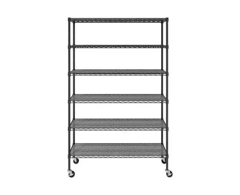 6-Tier NSF 48 x 18 Steel Wire Shelving Storage System