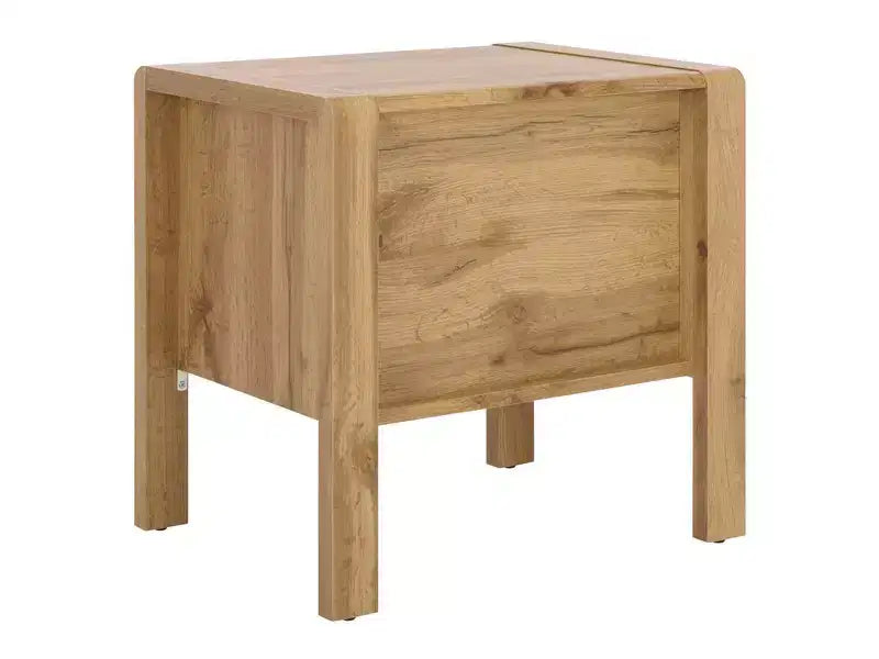 2 Drawer Nightstand - NST3109 - Oak/Brass