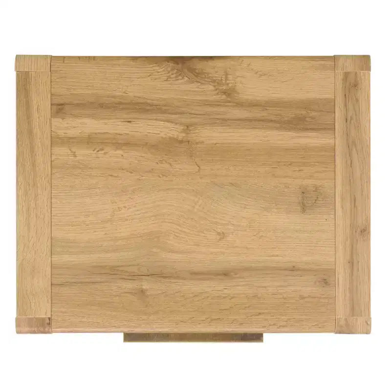 2 Drawer Nightstand - NST3109 - Oak/Brass