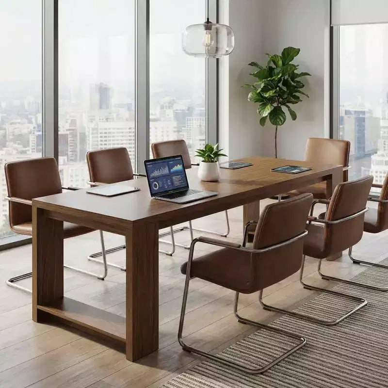 86 Two Person Computer Desk, Long Office Desk Conference Table