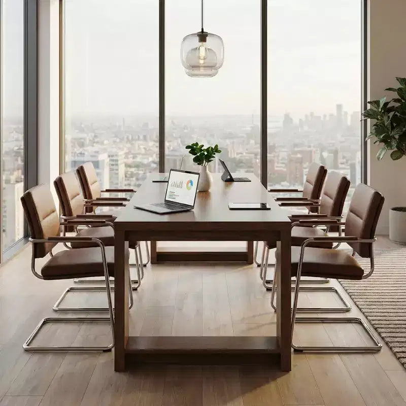 86 Two Person Computer Desk, Long Office Desk Conference Table