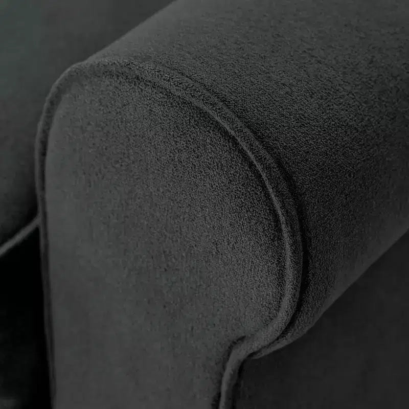 Upholstered Bed, Queen, White Linen