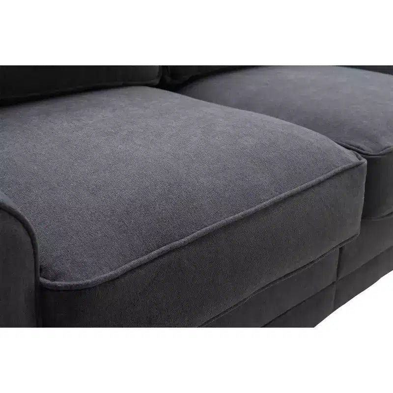 Upholstered Bed, Queen, White Linen