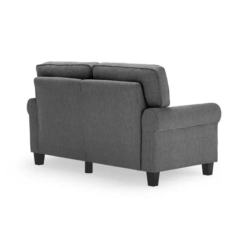 Upholstered Bed, Queen, White Linen
