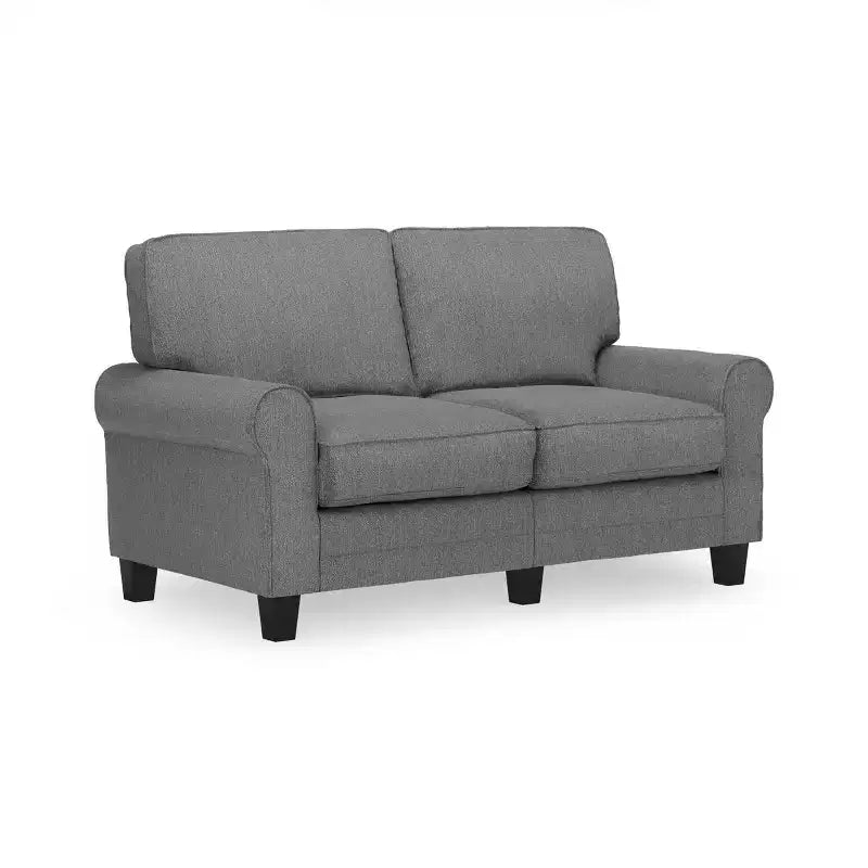 Upholstered Bed, Queen, White Linen