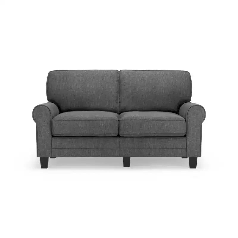 Upholstered Bed, Queen, White Linen