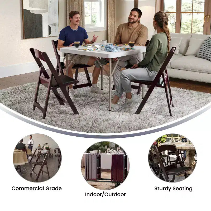 Hercules Folding Chair - Resin 2 Pack 800LB Weight Capacity Event Chair