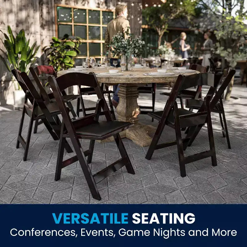Hercules Folding Chair - Resin 2 Pack 800LB Weight Capacity Event Chair