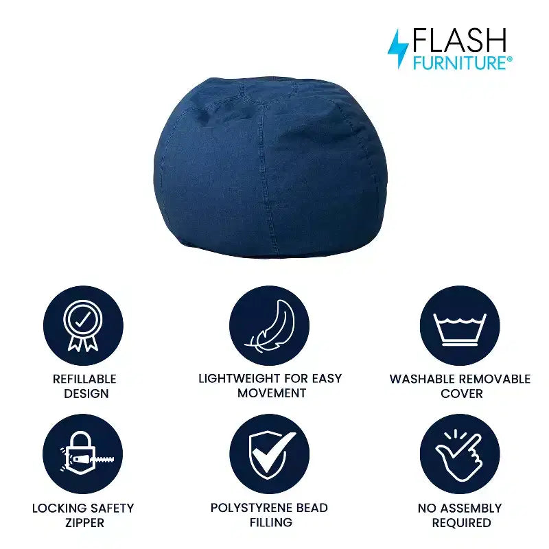 Small Bean Bag Chair for Kids and Teens