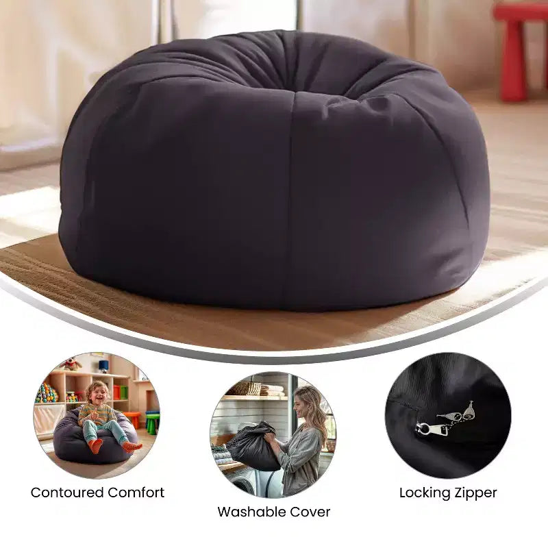 Small Bean Bag Chair for Kids and Teens
