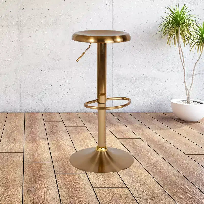 Adjustable Height Retro Barstool