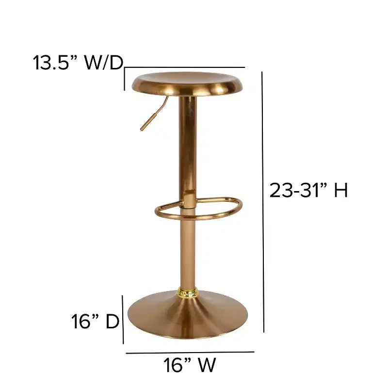 Adjustable Height Retro Barstool