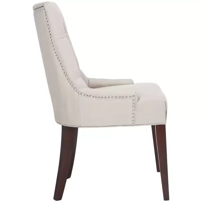 19 H Tufted Dining Chair With Nail Head Trim - MCR4515