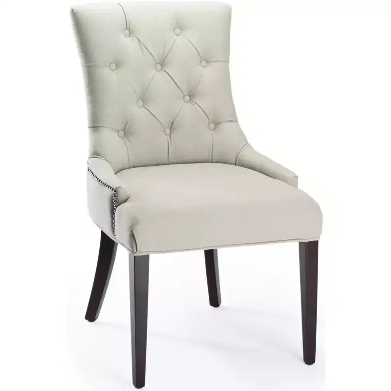 19 H Tufted Dining Chair With Nail Head Trim - MCR4515